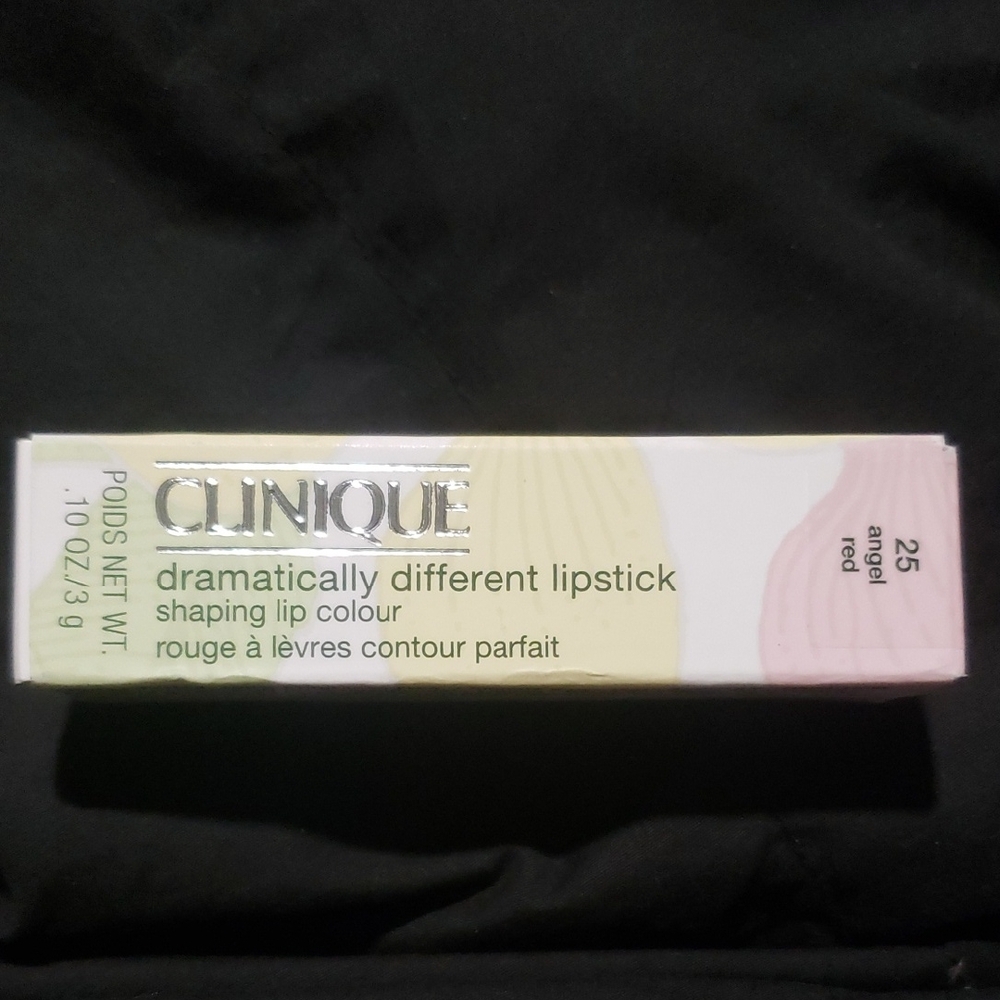 Clinique Dramatically Different Lipstick Shaping Lip Color 25 Angel Red New .10